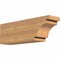Ekena Millwork Mediterranean Smooth Rafter Tail, Western Red Cedar, 5 1/2"W x 8"H x 24"L RFT06X08X24MED00SWR - alternate 1